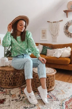 Damskie Koronkowe Tenisówki BIG STAR W274925 Białe