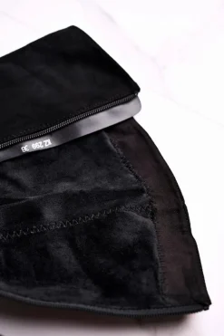 Damskie kozaki zamszowe Sergio Leone czarne KZ299