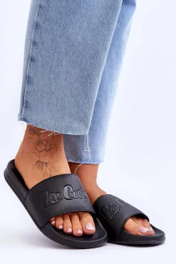 Damskie Lekkie Klapki Lee Cooper LCW-23-42-1732 Czarne