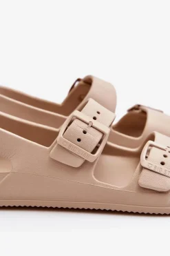 Damskie Lekkie Sandały Big Star LL274746 Beżowe