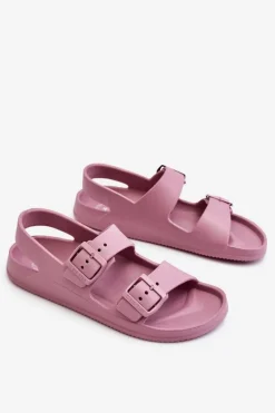 Damskie Lekkie Sandały Big Star LL274744 Fioletowe