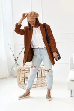 Damskie Logowane Tenisówki Slip-On Khaki Challenge