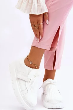 Damskie Modne Sportowe Buty Białe Genesis