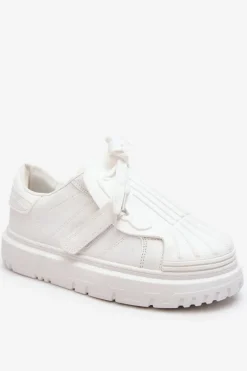 Damskie Modne Sportowe Buty Białe Genesis