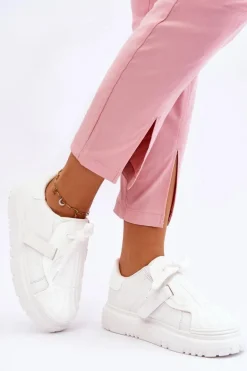 Damskie Modne Sportowe Buty Białe Genesis