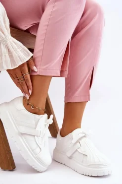 Damskie Modne Sportowe Buty Białe Genesis