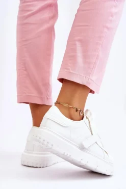 Damskie Modne Sportowe Buty Białe Genesis