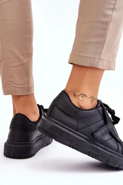 Damskie Modne Sportowe Buty Czarne Genesis