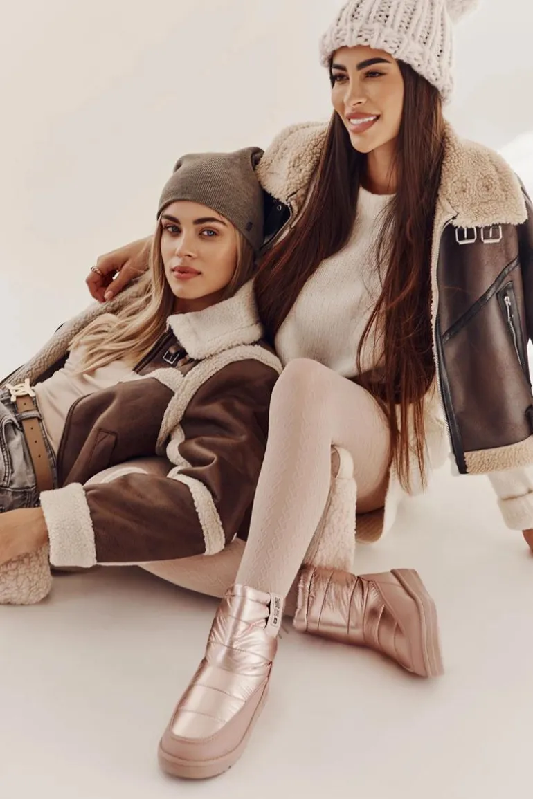 Damskie Śniegowce Big Star II274119 Różowe