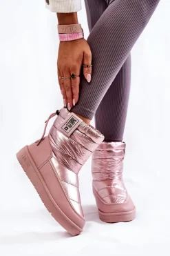 Damskie Śniegowce Big Star II274119 Różowe