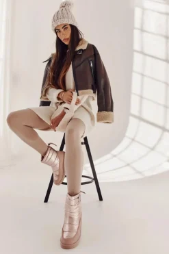 Damskie Śniegowce Big Star II274119 Różowe