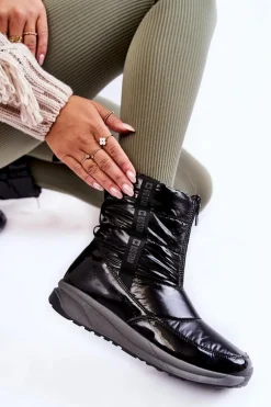 Damskie Śniegowce Big Star KK274392 Czarne