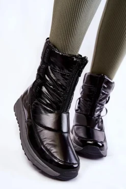 Damskie Śniegowce Big Star KK274392 Czarne