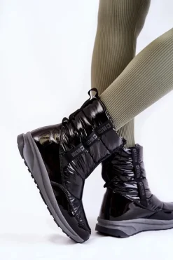 Damskie Śniegowce Big Star KK274392 Czarne