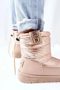 Damskie Śniegowce Big Star II274121 Beżowe
