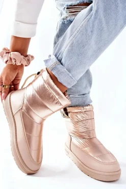 Damskie Śniegowce Big Star II274121 Beżowe