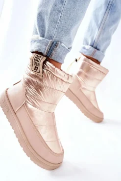 Damskie Śniegowce Big Star II274121 Beżowe