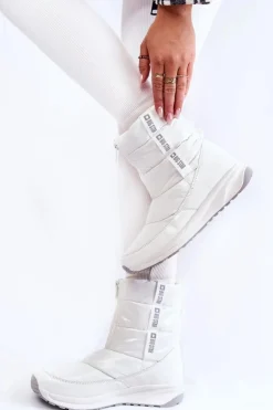 Damskie Śniegowce Big Star KK274393 Białe