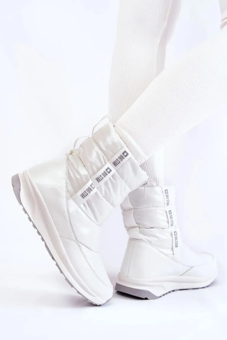 Damskie Śniegowce Big Star KK274393 Białe