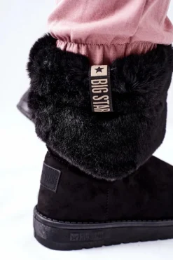 Damskie Śniegowce Big Star II274123 Czarne