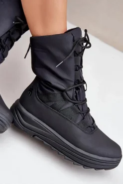 Damskie Śniegowce INUA Z Ociepliną Primaloft 4F 4FRAW24FSBSF012 Czarne