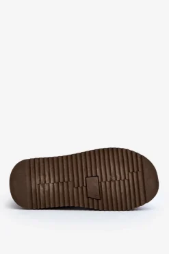 Damskie Śniegowce Na Grubej Podeszwie Ciemnozielone Caliksa