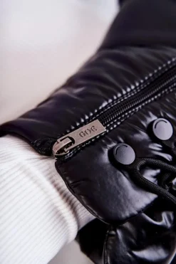 Damskie Śniegowce Sznurowane GOE KK2N4017 Czarne