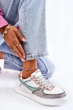 Damskie Niskie Buty Sportowe Multikolor Solveig