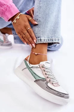 Damskie Niskie Buty Sportowe Multikolor Solveig