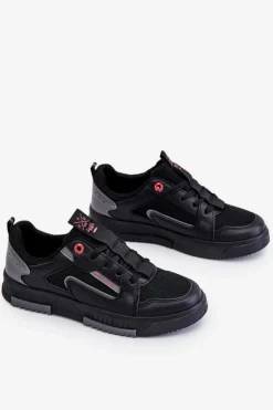 Damskie Niskie Sneakersy Cross Jeans LL2R4012C Czarne