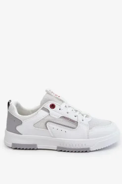 Damskie Niskie Sneakersy Cross Jeans LL2R4011C Białe