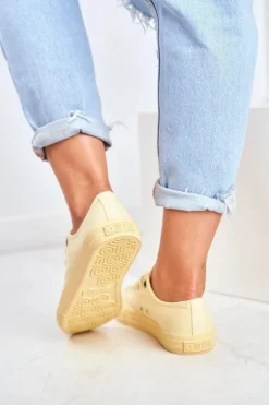 Damskie Niskie Trampki Big Star DD274441 Żółte