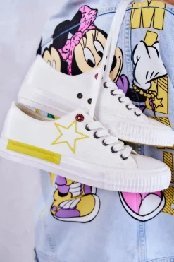 Damskie Niskie Trampki BIG STAR JJ274384 Białe