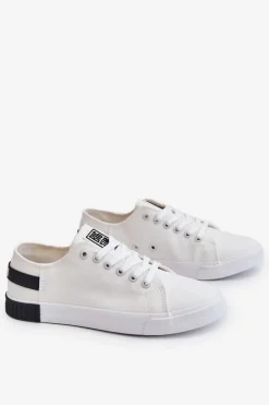 Damskie Niskie Trampki Big Star LL274039 Białe