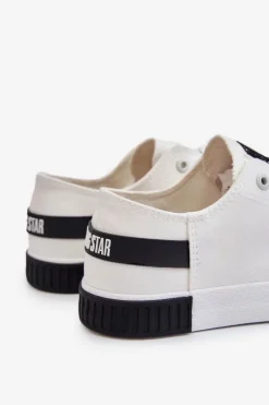 Damskie Niskie Trampki Big Star LL274039 Białe