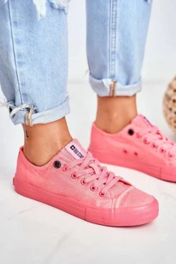Damskie Niskie Trampki Big Star DD274444 Różowe