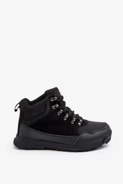 Damskie Ocieplane Buty Trekkingowe Czarne Big Star MM274481