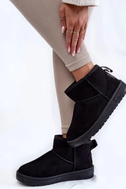 Damskie Ocieplane Śniegowce Big Star KK274288 Czarne