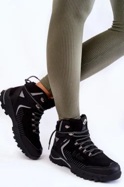 Damskie Ocieplane Trapery Lee Cooper LCJ-22-01-1427L Czarne