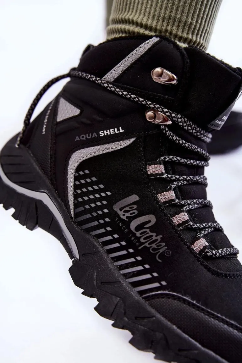 Damskie Ocieplane Trapery Lee Cooper LCJ-22-01-1427L Czarne