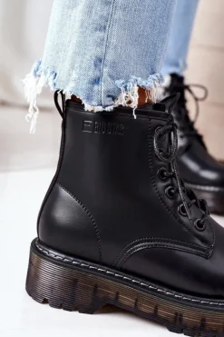 Damskie Ocieplane Workery Big Star II274110 Czarne