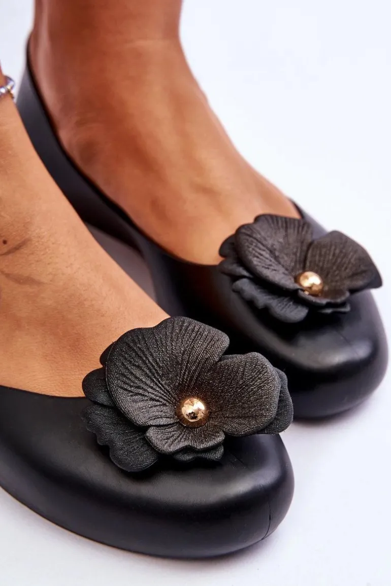 Damskie Pachnące Baleriny ZAXY LL285001 Czarne