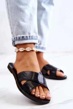 Damskie Pachnące Klapki ZAXY JJ285077 Czarne