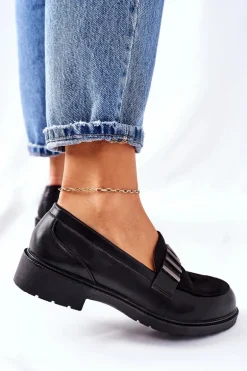 Damskie Półbuty Czarne Montius