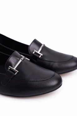 Damskie Półbuty Laura Messi Czarne 2121