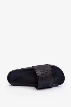 Damskie Piankowe Klapki Big Star MM274715 Czarne