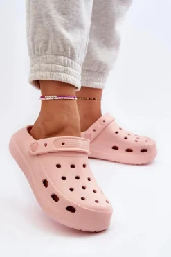 Damskie Piankowe Klapki Różowe Ilariana