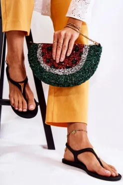 Damskie Sandałki Czarne Storm