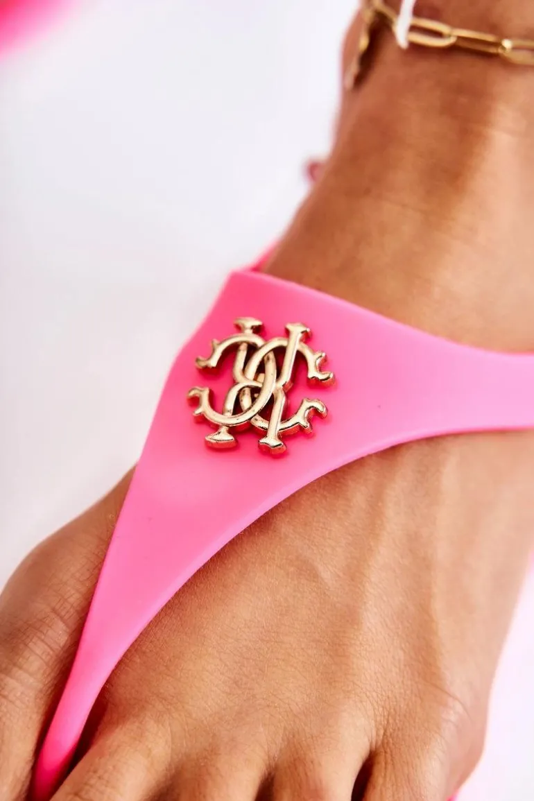 Damskie Sandałki Neonowe Różowe Sonner