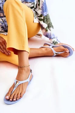 Damskie Sandałki Niebieskie Storm